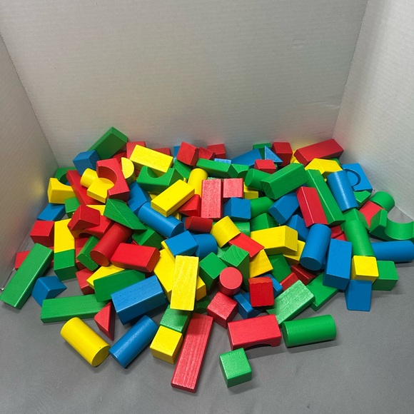 Melissa & Doug Vibrant Building Blocks Set - Picture 1 of 2